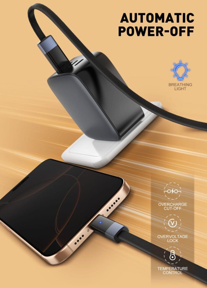 LDNIO LS242i 30w USB-A to Lightning Charging Data Cable  - 2M - Image 2