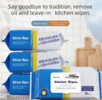 Kitchen Cleaning Wipes (80 Wipes Pack) - Image 5