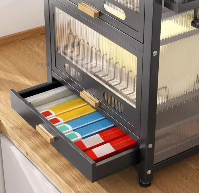 Kitchen Dish Storage Shelf - 2 Tier - Image 6