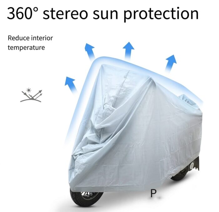 UV-Protective Motorcycle Cover - Image 3