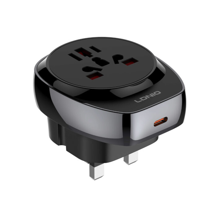 LDNIO Universal Adapter Z10 With USB Type C to Type C Data Cable - Image 5