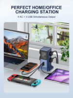 45W Universal Power strip desktop LED power Adapter SC2-1 - Image 4