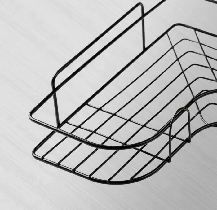 Wall-Mounted Adhesive Corner Shelf Rack - Image 4