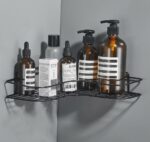 Wall-Mounted Adhesive Corner Shelf Rack - Image 5