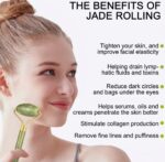 4-Piece Natural Jade Facial Roller & Gua Sha Set - Image 7