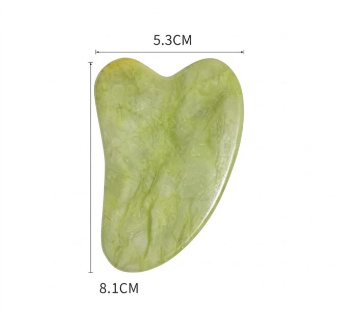 4-Piece Natural Jade Facial Roller & Gua Sha Set - Image 5