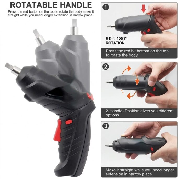 47-in-1 Rechargeable Cordless Electric Screwdriver Set - Image 5