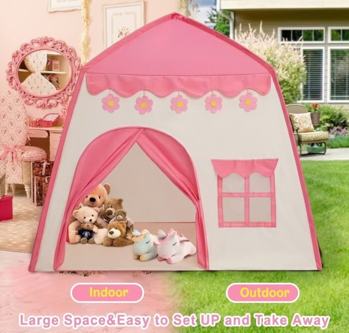 Kids Castle Play Tent - Image 4