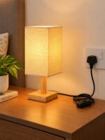 Wooden Table Lamp - Image 6