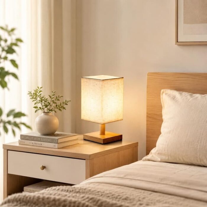 Wooden Table Lamp - Image 4