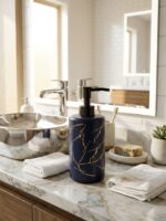 Marble Design Liquid Soap Dispenser - 350ML - Image 5