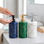 Marble Design Liquid Soap Dispenser - 350ML